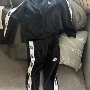 Nike Kids Black Tracksuit
